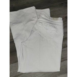 Fade to Blue White Bootcut Jeans Size 16